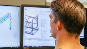 Hefmec expert performing an FEM analysis